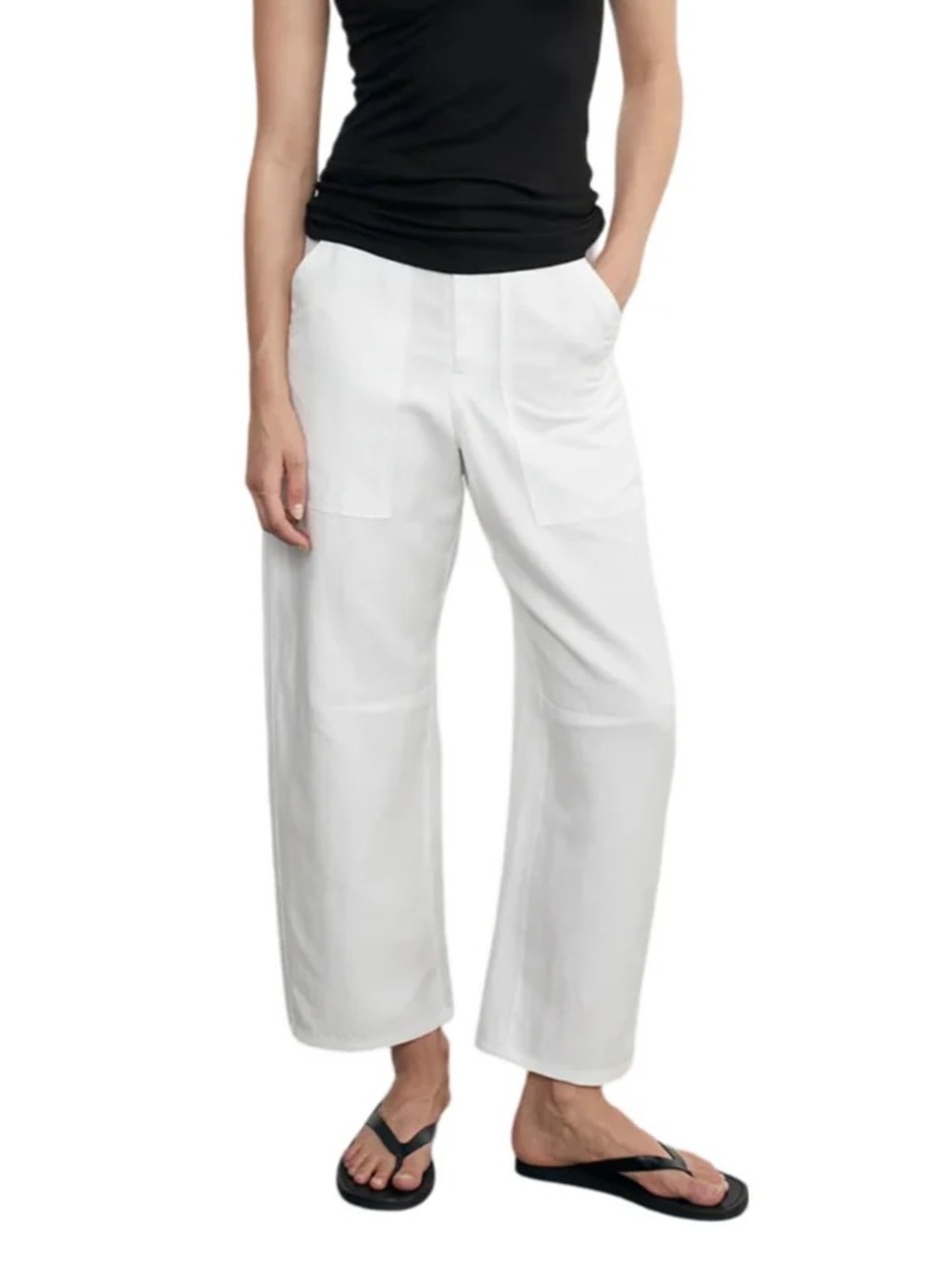 enza costa twill work pant vanilla